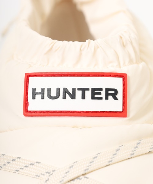 ［美品］HUNTER / ハンター HUNTER（ハンター） ブーツ グリップ パフ レース スリッポン