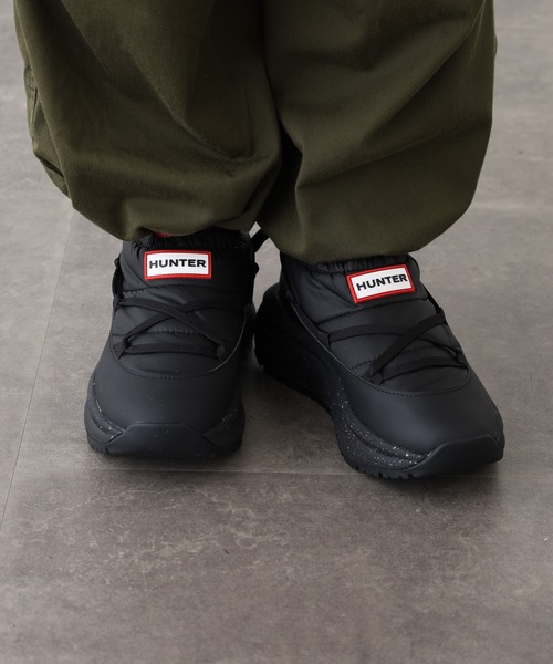 HUNTER（ハンター） ブーツ グリップ パフ レース スリッポン