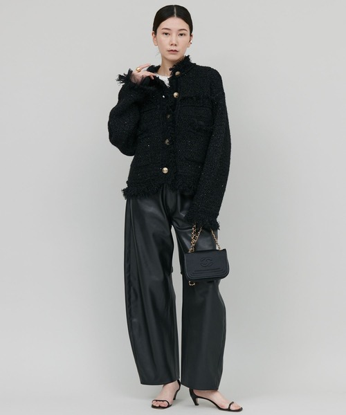 Curensology（カレンソロジー） パンツ 38 ブラック レディース