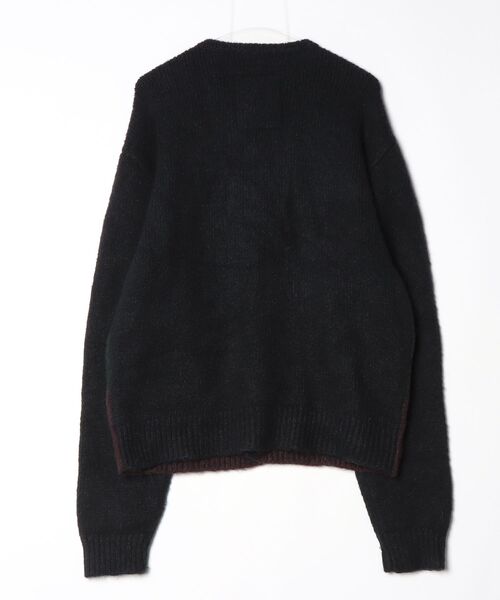 JieDa（ジエダ） ニットカーディガン FREE ブラック メンズ : ZOZOTOWN