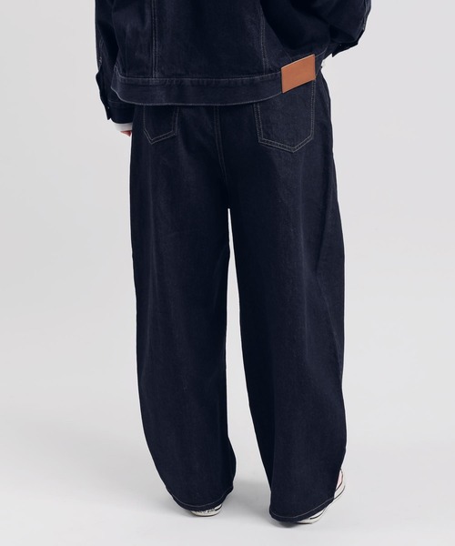 「MUHET」 デニムパンツ MEDIUM ブルー レディース_画像6