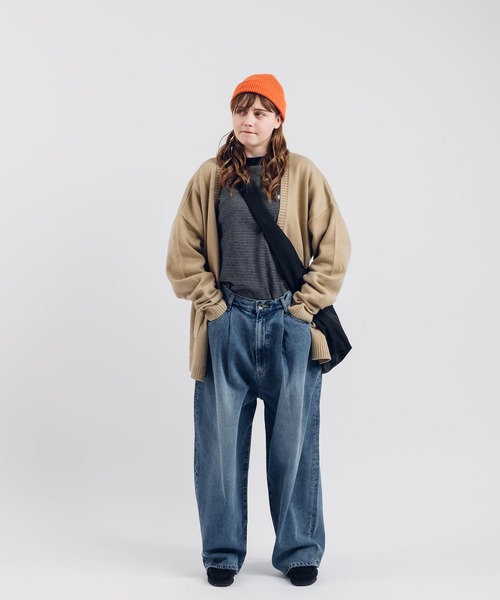 「MUHET」 デニムパンツ MEDIUM ブルー レディース_画像9