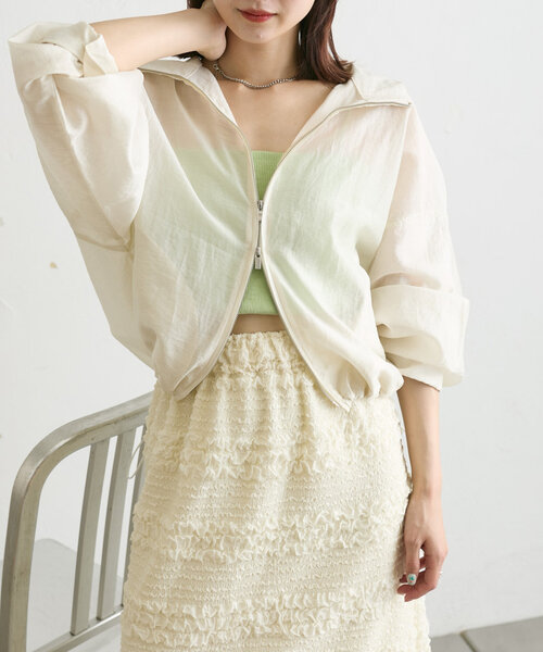 「mystic」 ブルゾン FREE ブラック レディース_画像2