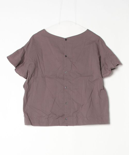 「PREFERIR」 半袖ブラウス MEDIUM モカ レディース_画像2