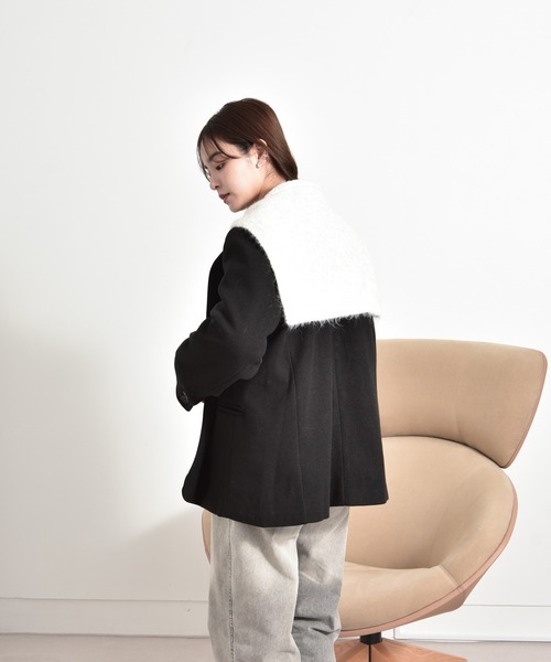 ジャケット テーラードジャケット フェルトテーラードジャケット