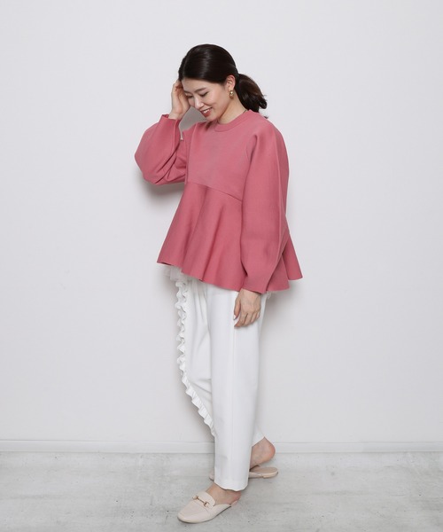 「Re.Verofonna」 長袖ニット MEDIUM ピンク レディース_画像9