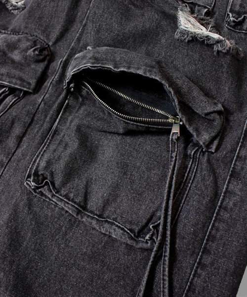 「GALLIS ADDICTION」 カーゴパンツ M ブラック メンズ_画像5