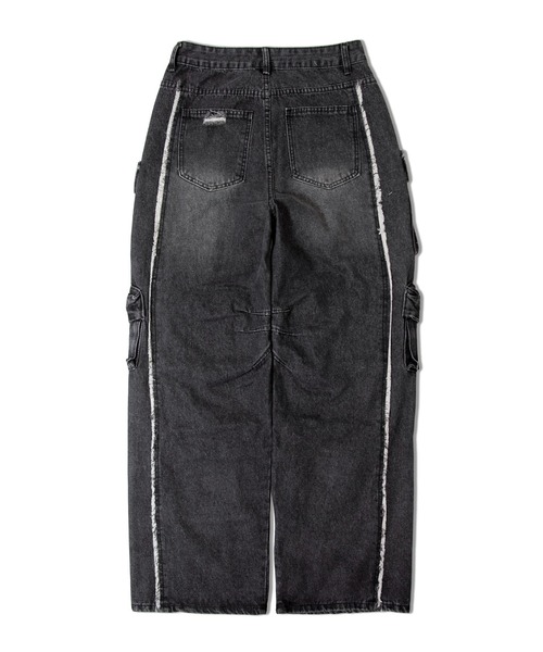 「GALLIS ADDICTION」 カーゴパンツ M ブラック メンズ_画像9