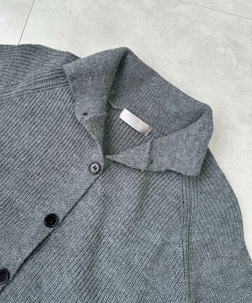 カーディガン 配色スタンドネックリブボタンカーディガン レディース | lulufa | 19