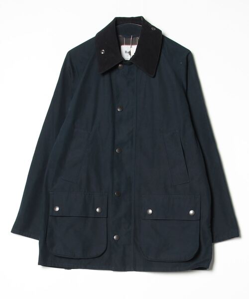 Barbour フーテッドハンティングWAX ネイビー色　サイズ38 HOODED HUNTING WAX Navy | Dresswell online store