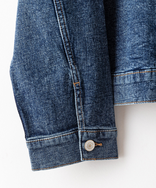 「Blue Standard 」 デニムジャケット MEDIUM インディゴブルー メンズ_画像5