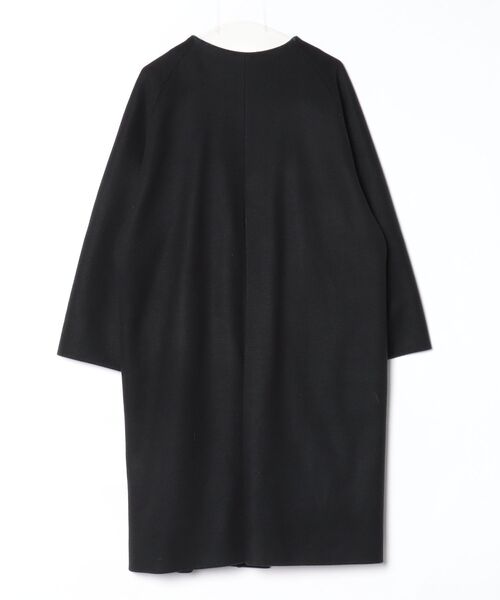 ADAM ET ROPE'（アダムエロペ） ノーカラーコート FREE ブラック