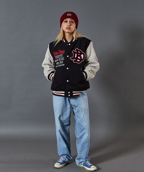 BEN DAVIS（ベンデイビス） スタジャン MEDIUM ブラック メンズ