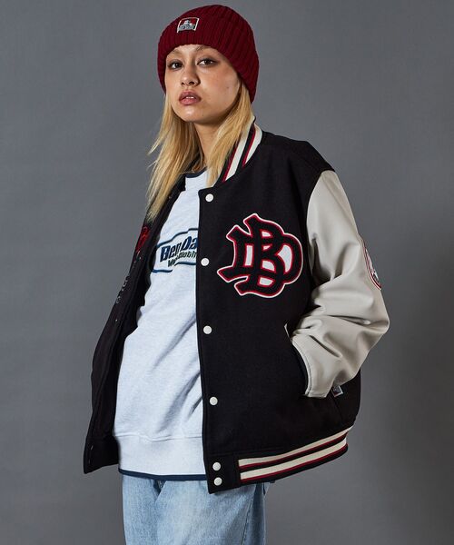 BEN DAVIS ブラック スタジャン BEN DAVIS（ベンデイビス） スタジャン MEDIUM ブラック メンズ