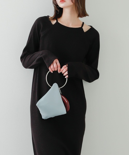 SENSE OF PLACE by URBAN RESEARCH 長袖ワンピース ONE ブラック