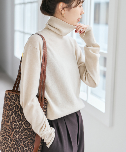 スピックアンドスパン　カシミヤセーター Spick＆Span（スピック アンド スパン） ニット セーター カシミヤ