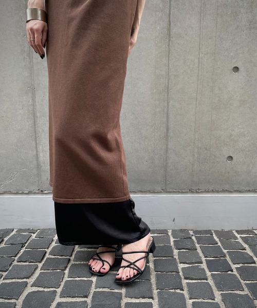 「&g'aime」 ニットワンピース FREE ブラウン レディース_画像9