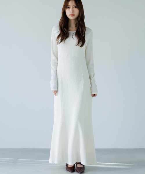 ワンピース cut dobby long onepiece（カットドビーロングワンピース