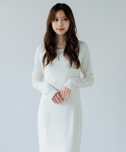ワンピース cut dobby long onepiece（カットドビーロングワンピース