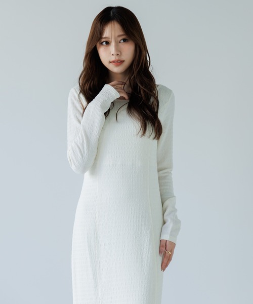 ワンピース cut dobby long onepiece（カットドビーロングワンピース