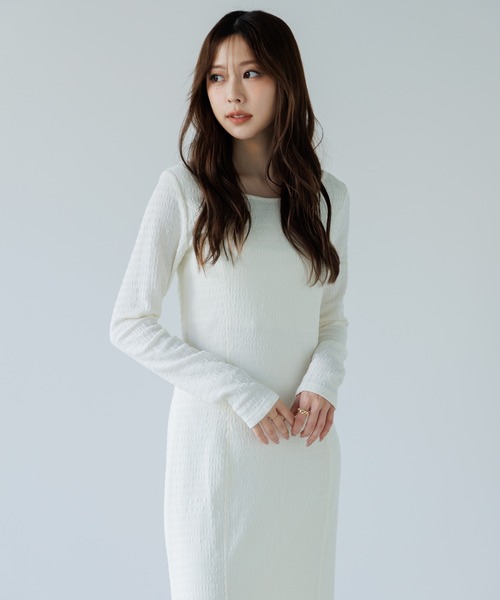 ワンピース cut dobby long onepiece（カットドビーロングワンピース