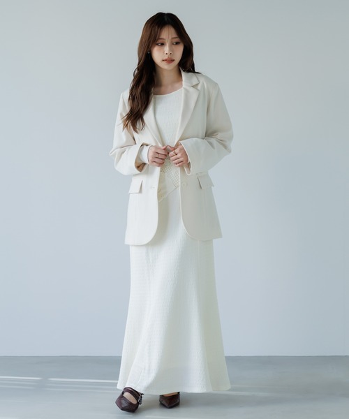 ワンピース SENEE cut dobby long onepiece ワンピース cut dobby long onepiece（カットドビーロングワンピース