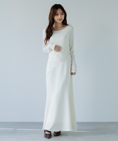 ワンピース SENEE cut dobby long onepiece ワンピース cut dobby long onepiece（カットドビーロングワンピース