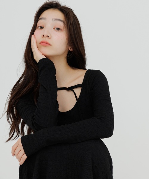 ワンピース cut dobby long onepiece（カットドビーロングワンピース
