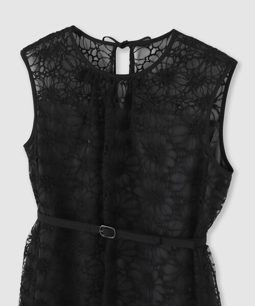 ANAYI（アナイ） ワンピース フラワー刺繍Aラインワンピース