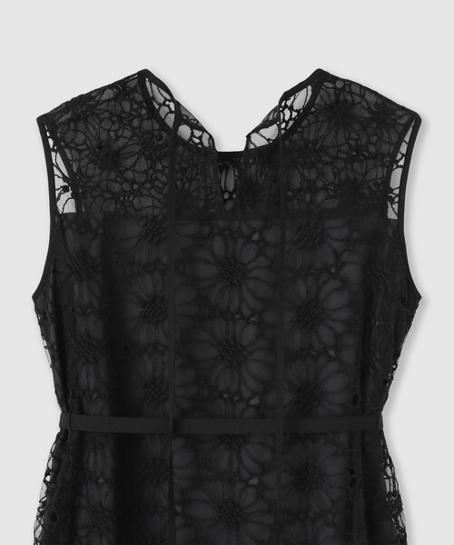 ANAYI（アナイ） ワンピース フラワー刺繍Aラインワンピース