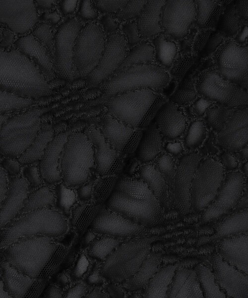 ANAYI（アナイ） ワンピース フラワー刺繍Aラインワンピース