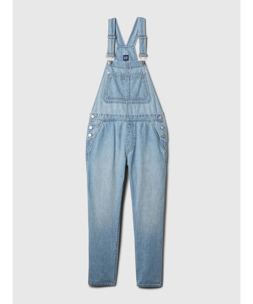 「GAP」 オーバーオール L ライトインディゴブルー レディース_画像6