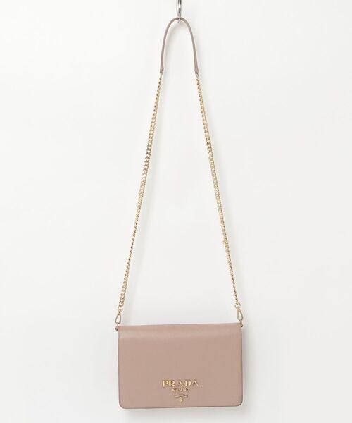 PRADA（プラダ） ショルダーバッグ - ピンク レディース : ZOZOTOWN