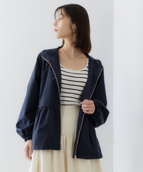 「RIRIYANO」 マウンテンパーカー LARGE ネイビー レディース_画像2