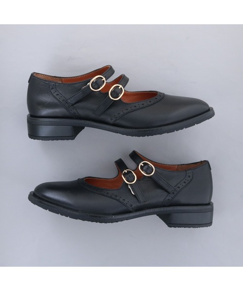 「あしながおじさん」 フラットパンプス 24.0cm オフホワイト レディース_画像5