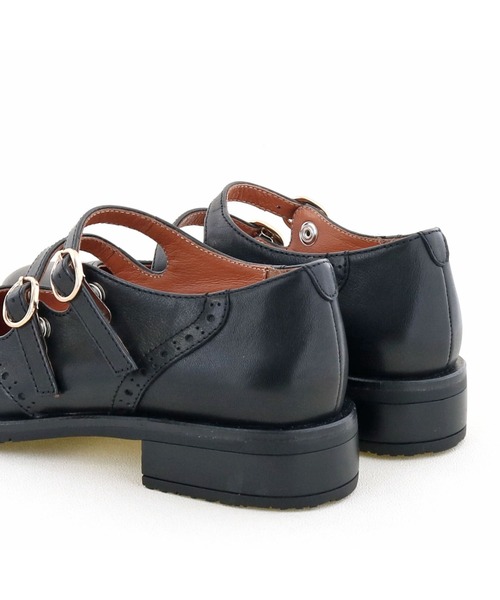 「あしながおじさん」 フラットパンプス 24.0cm オフホワイト レディース_画像7