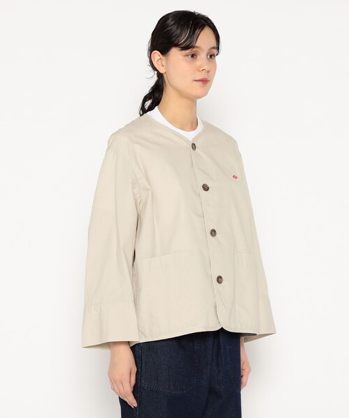 Danton（ダントン） ノーカラージャケット 38 ダークネイビー