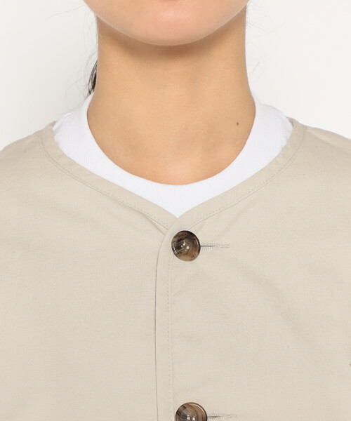 Danton（ダントン） ノーカラージャケット 38 ダークネイビー