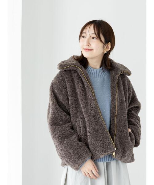 「Te chichi TERRASSE」 ブルゾン F モカ レディース_画像2