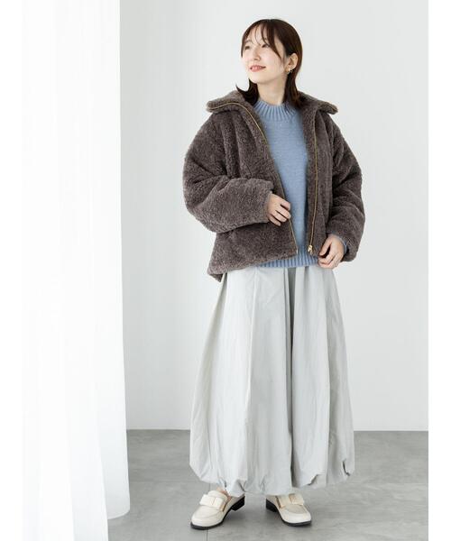 「Te chichi TERRASSE」 ブルゾン F モカ レディース_画像3