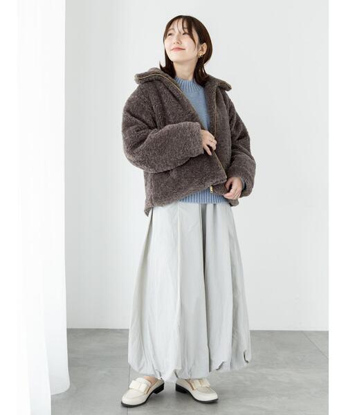 「Te chichi TERRASSE」 ブルゾン F モカ レディース_画像4