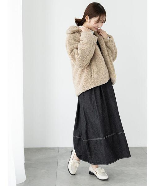 「Te chichi TERRASSE」 ブルゾン F モカ レディース_画像7