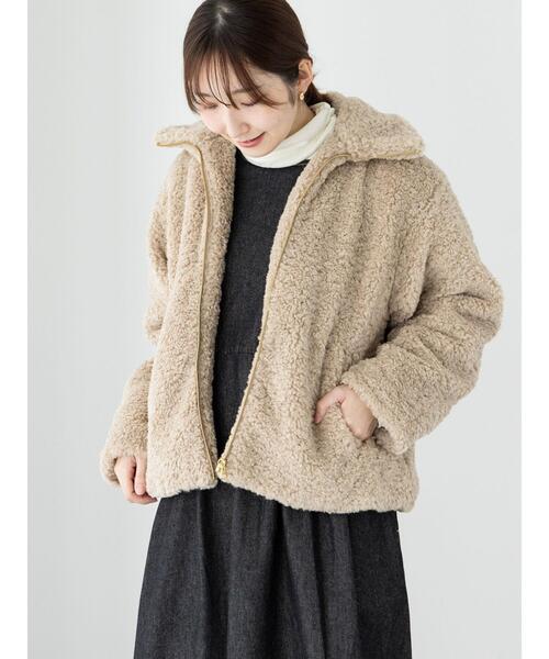 「Te chichi TERRASSE」 ブルゾン F モカ レディース_画像8