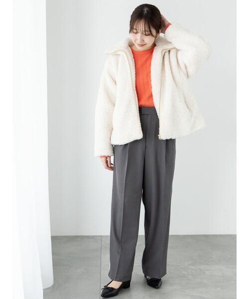 「Te chichi TERRASSE」 ブルゾン F モカ レディース_画像9