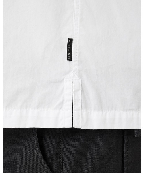 「ALLSAINTS」 半袖シャツ S ホワイト メンズ_画像7