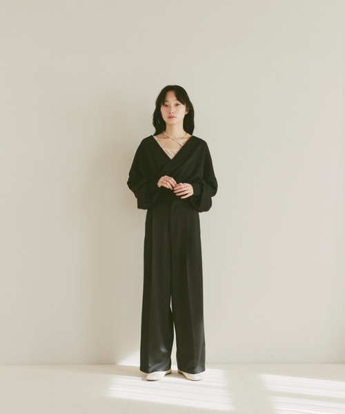 「moi tytto」 パンツ SMALL ブラック レディース_画像3