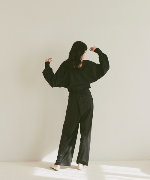 「moi tytto」 パンツ SMALL ブラック レディース_画像7