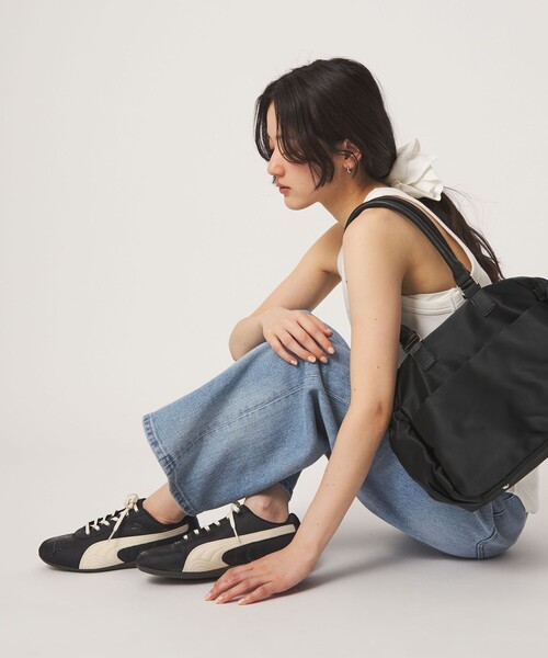 スニーカー 「別注」「PUMA」スピードキャット サテン スニーカー レディースの画像