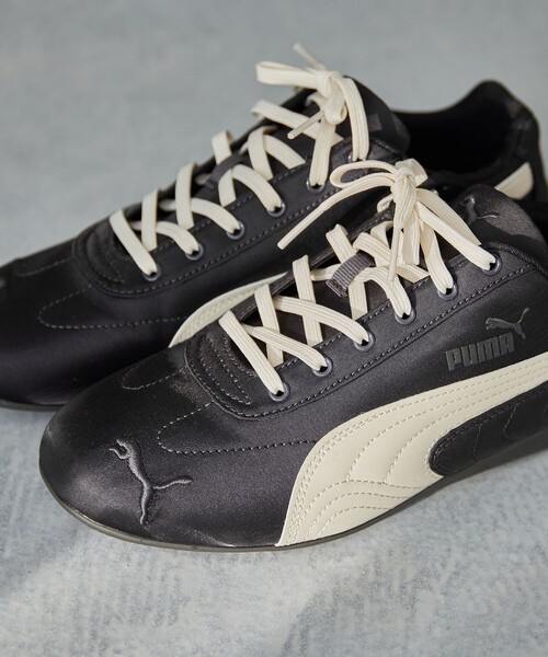 スニーカー 「別注」「PUMA」スピードキャット サテン スニーカー レディースの画像