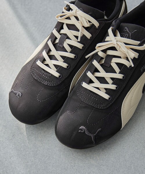 スニーカー 「別注」「PUMA」スピードキャット サテン スニーカー レディースの画像
